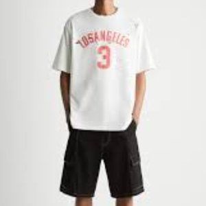 Zara Paint Platter T-Shirt Short Sleeve Los Angeles #3 New with Tags Small